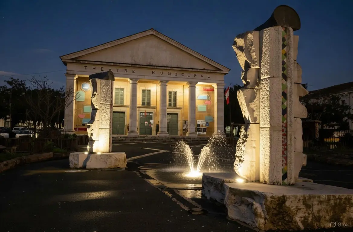 Théâtre jour gris